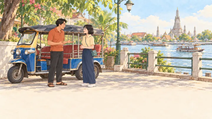 사원까지 이동하기